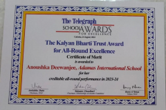 Telegraph School Award for Excellence